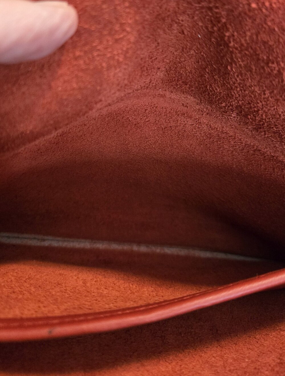 Vintage Coach Leather Penny Pocket Bag Cross Body Pre-1994 Turnlock Closure - Picture 12 of 12
